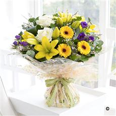 Spring Sunshine Hand-tied with Chocolates