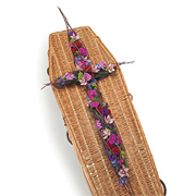 Eco Willow Floral Cross