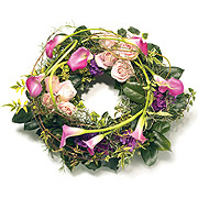 Pink Calla Wreath