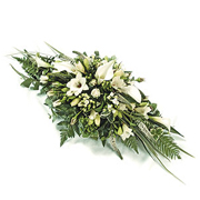 White &amp; Green delicate Spray